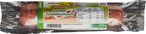 Windau Schinken-Zwiebelmettwurst