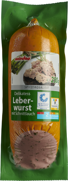 Windau Leberwurst mit Schnittlauch
