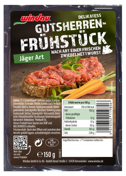 Delikatess Gutsherrenfrühstück Jäger Art