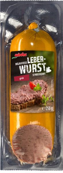 Delikatess Leberwurst grob 250g