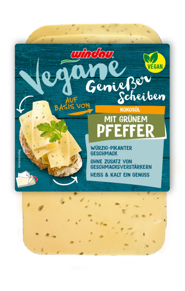 Packshot Vegane Genießerscheiben Grüner Pfeffer