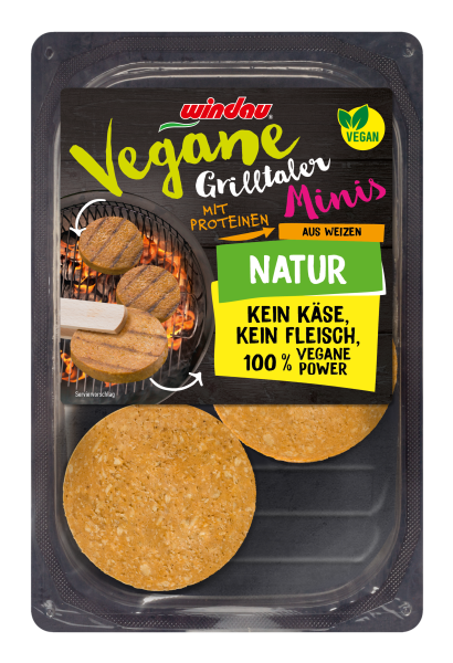 Vegane Grilltaler Minis natur