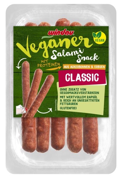 Windau Veganer Salami Snack Classic